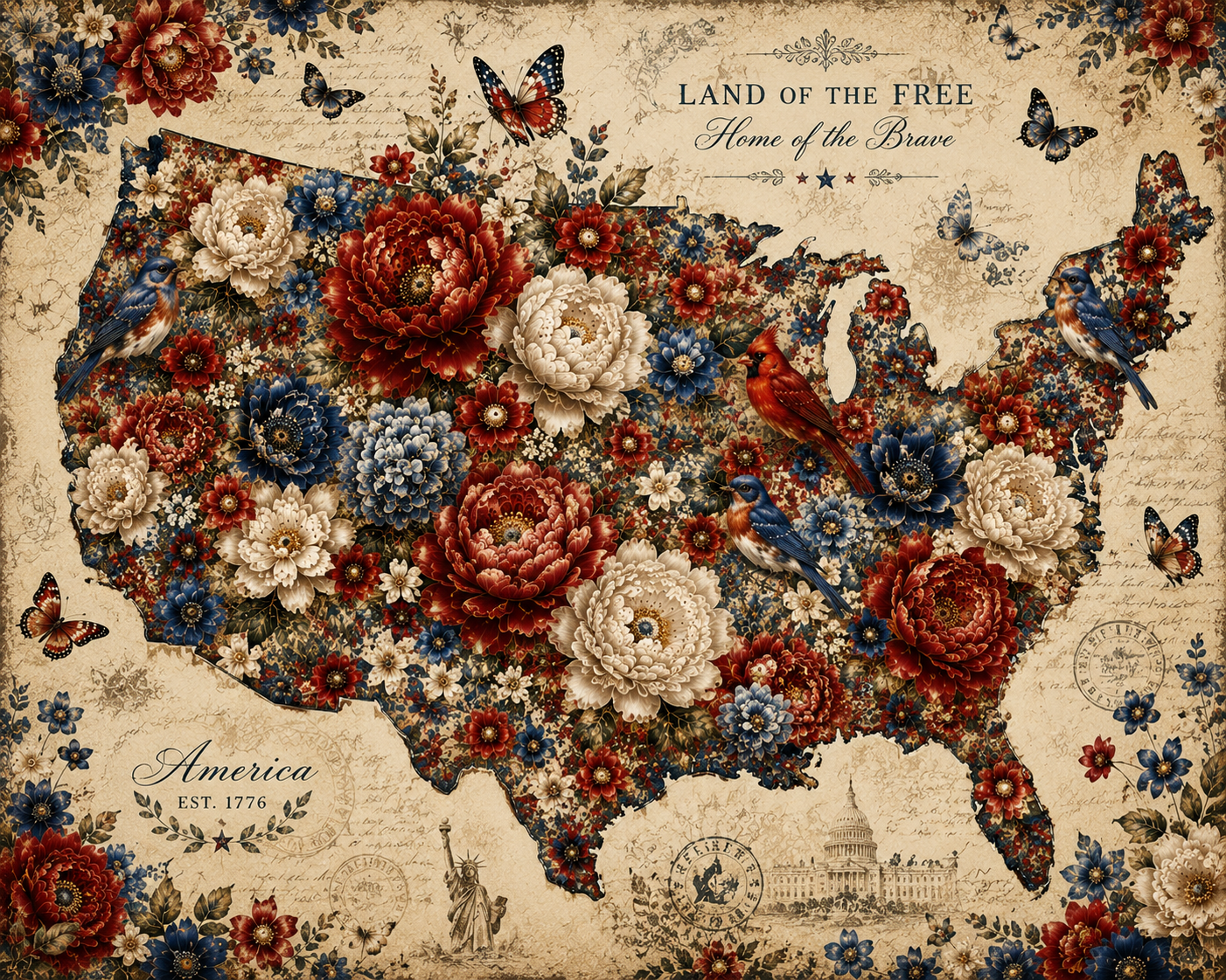 Fourth of July Sheet