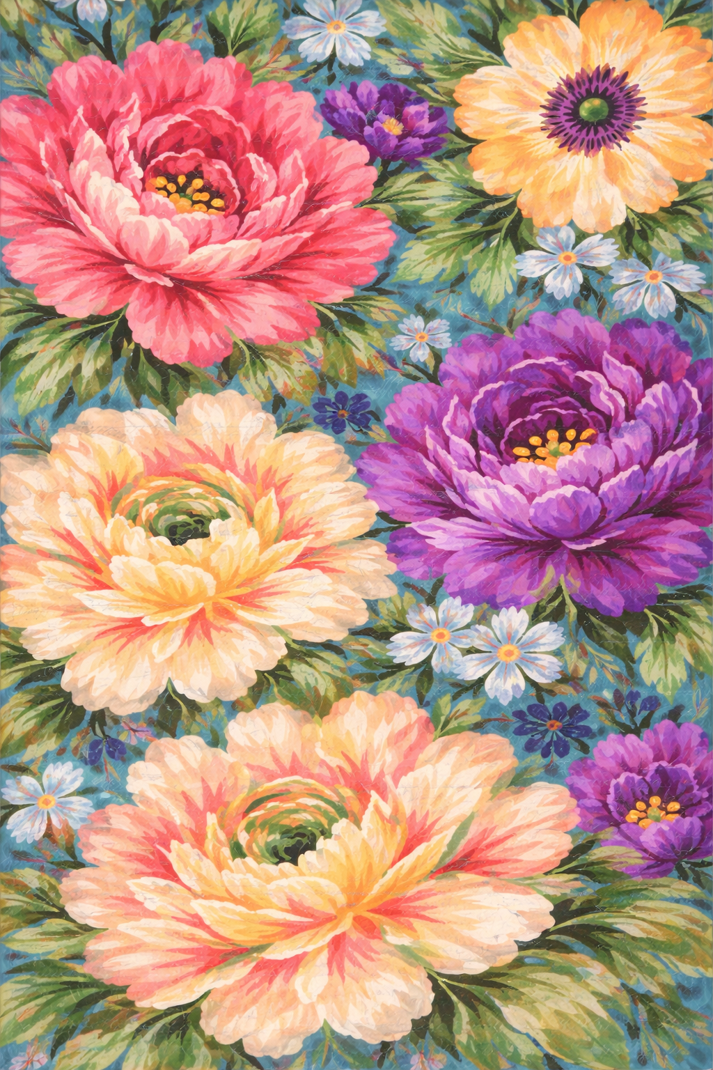 Peony Garden Print