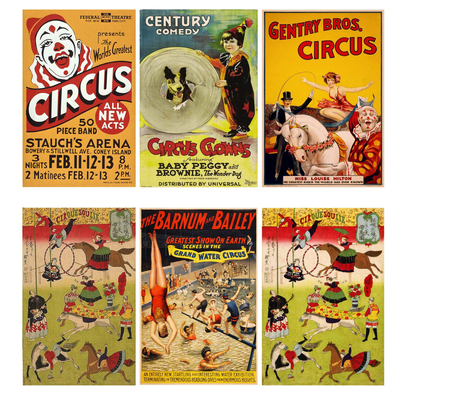 Circus Ticket Trio